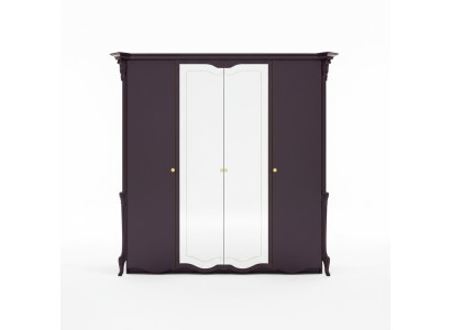Splendido armadio con ante a specchio in pregiato design italiano.