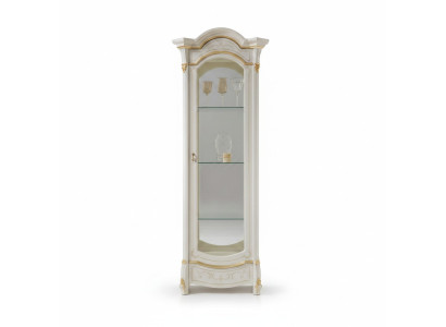 Vetrina d'angolo classica Vetrina angolare vetrina in vetro legno Mobile vetrina in vetro Cabinet vetrina