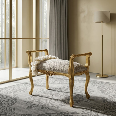 Pouf classico - Poggiapiedi - Chaise longue - Pouf laterale - Pouf - Panca - Nuovo