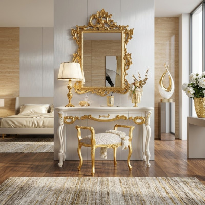 Console Cassettiera Credenza Parete Ingresso Tavolo Decorazione Classico Tavolino Console