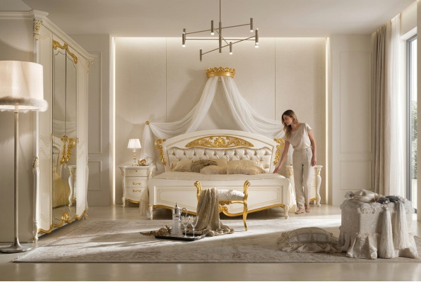 Matrimonio Letto Matrimoniale Letti Matrimoniali Stile Italiano Classico Mobili Barocchi