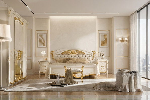 Matrimonio Letto Matrimoniale Letti Matrimoniali Stile Italiano Classico Mobili Barocchi