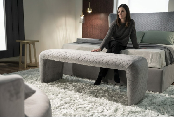 Pouf Poggiapiedi Divano Imbottito Pouf Comodino Poggiapiedi Pouf Pouf Tessile