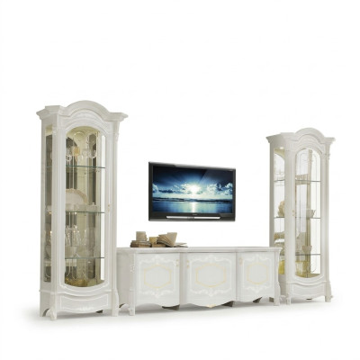 Mobili in stile italiano - Soggiorno 3 pezzi. Set Vetrina Soggiorno rtv xlmoebel ®