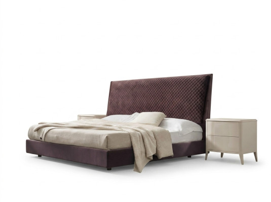 Letto + 2x comodini 3 pezzi. Set camera da letto design Moderno lusso Italy mobili nuovi