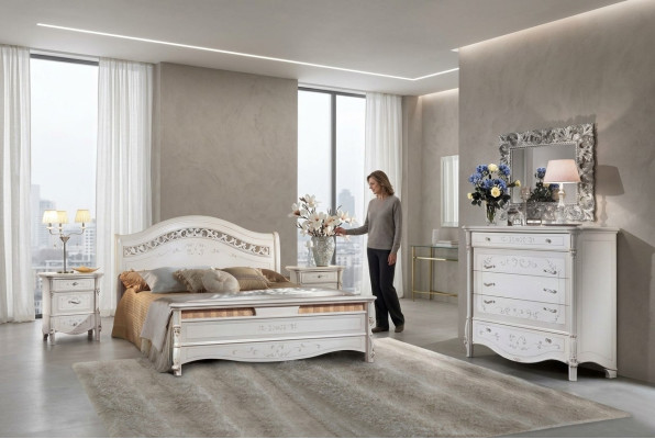 Design del letto di lusso doppio dell'hotel classico lusso delle camere da letto deluxe