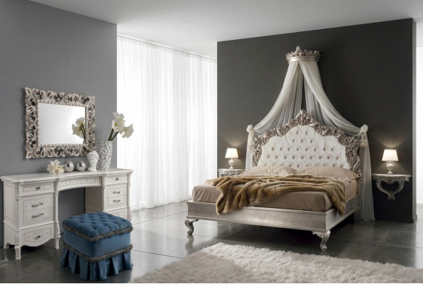 Letti Chesterfield di lusso, Letto reale Palazzo hotel Letto matrimoniale Italia