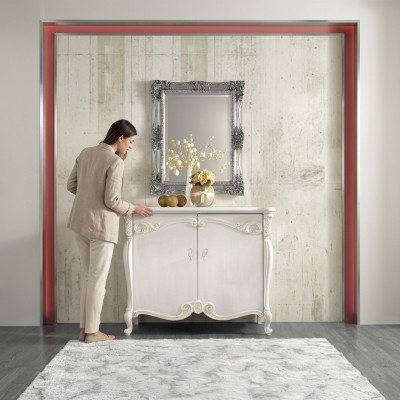 Design Comò classico Comodini in legno Credenza moderna Sideboard alto