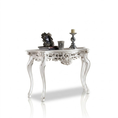 Tavolo console di lusso design abbinalo con tavoli in legno argento classico nuovo.
