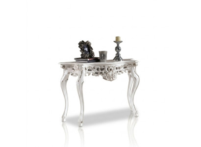 Tavolo console di lusso design abbinalo con tavoli in legno argento classico nuovo.
