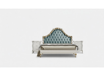 Letto Imbottito Design di Lusso Letti Matrimoniali d'Hotel Camera da Letto Mobili Italiani