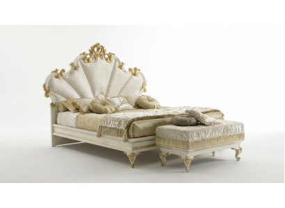 Letto classico Barocco Rococò Letti Hotel Letto imbottito Letto matrimoniale Mobili italiani