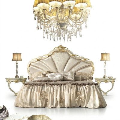 Letto classico - Letto matrimoniale 180x200cm - Barocco Rococò Italia