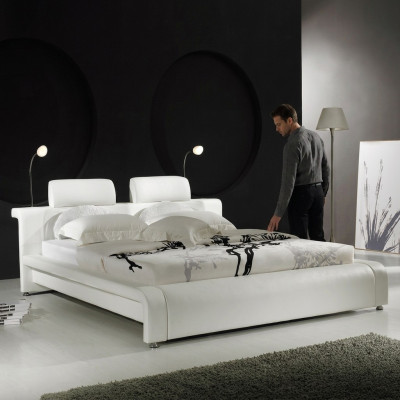Design letto matrimoniale letto in pelle letti letto imbottito pelle camera da letto matrimoniale