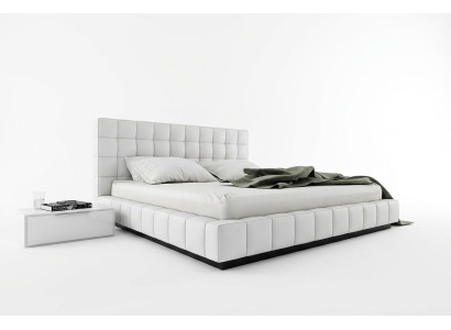 Letto imbottito design bianco letto Letto in pelle matrimoniale Letto matrimoniale Letto matrimoniale design