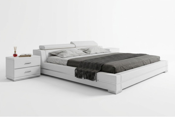 Letto Imbottito Design di Lusso Matrimoniale Hotel Letto Matrimoniale 180x200cm Decorazione del Sonno