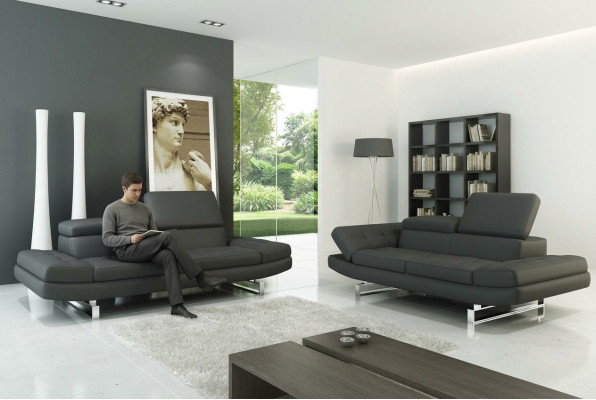 Set completo divano 3+1+1 posti Designer salotto 3 pezzi xlmoebel