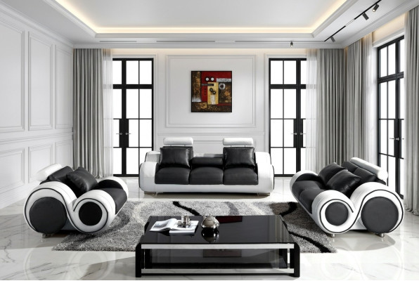 Poli Sedia Divano 3 Posti Set Divano Divani Divani in Pelle Tre Posti