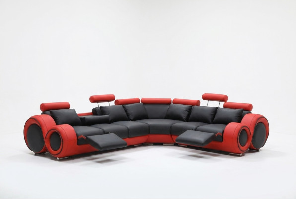Divano di design Set di divani Paesaggio abitativo Divano Divano angolare in pelle Tessuto Imbottito