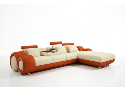 Divano ad angolo arrotondato Moderne imbottiture scatolone Set di divani Salotti