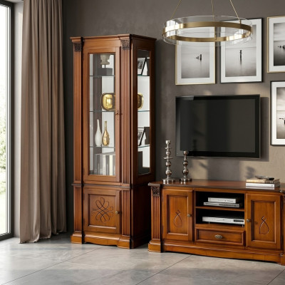 Vetrina Armadio Vetrine Soggiorno Guarda Armadi Design Nuovo Barocco Rococò nuovo
