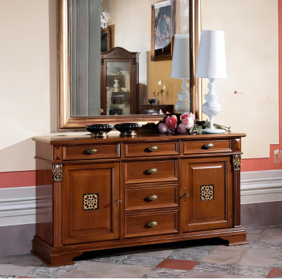 Comò credenza armadio guardaroba credenza Mobili italiani in stile antico in legno