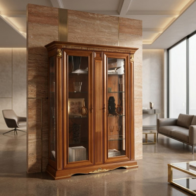 Vetrina Armadio Vetrine Soggiorno Guarda Armadi Design Barocco Rococò Italia
