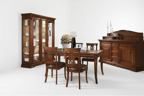 Tavolo da pranzo Tavoli Tavolo Design Classico Legno Barocco Rococò Italia