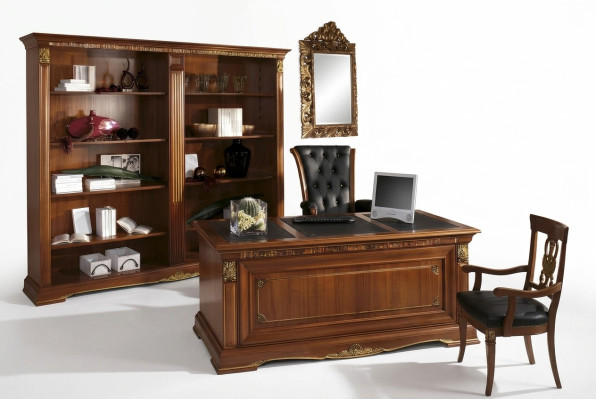 Ufficio Libreria xxl Armadio per documenti Mobili di lusso di stile Antico Armadio in legno massello