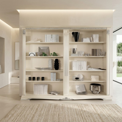 Ufficio Libreria Armadio per documenti Mobili di lusso Stile Antico Armadio Barocco in legno massello