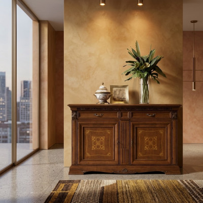 Alta qualità Kommoden classiche in legno massiccio, credenza, mobiletto per cassetti, nuovo per hotel.