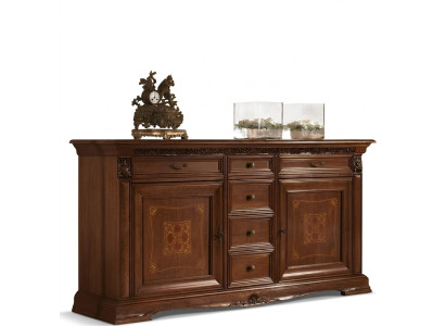Barocco Rococò Buffet Comò di lusso in stile antico vero legno massiccio nuovo xxl grande