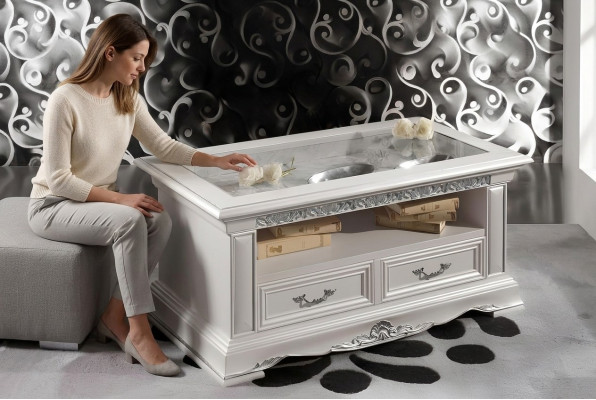 Design antico Tavolino classico Tavolino da salotto Divano Tavolo Tavoli