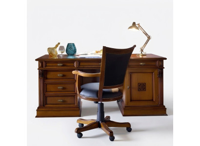 Organizzazione Ufficio Studio Mobili Tavolo Sedia 2 pezzi Set Stile Barocco