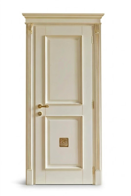 Porta + telaio Porte interne Barocco Su misura Porte classiche in legno massiccio italiane nuove!