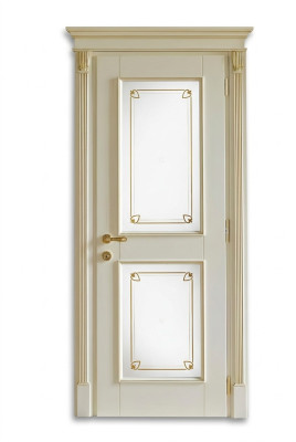 Porta + telaio Porte interne Barocco Su misura Porte in legno massello classiche Made in Italy nuove