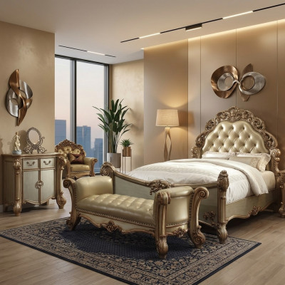 Pregevole récamier in stile antico Chaiselongue Divano Letto Chesterfield