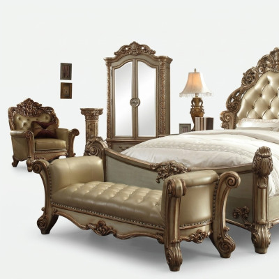 Pregevole récamier in stile antico Chaiselongue Divano Letto Chesterfield