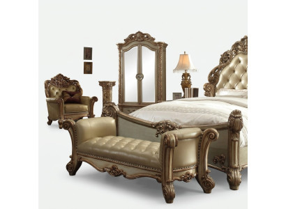 Pregevole récamier in stile antico Chaiselongue Divano Letto Chesterfield
