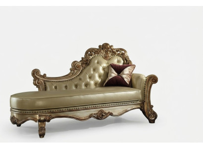 Chaiselongue Lettino Poltrona relax Poltrona reclinabile Letto decorativo di lusso Barocco