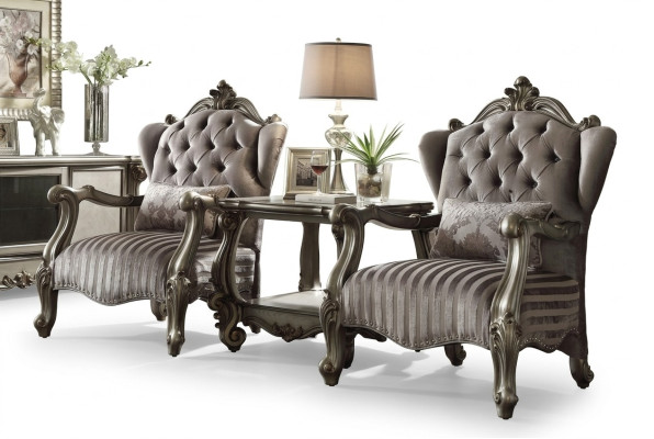Nobile tavolino classico da designer in legno stile barocco