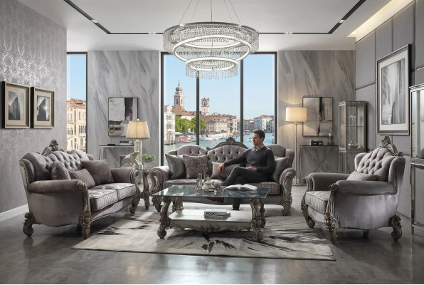 Design divani relax a 3 posti per club Lounge in tessuto imbottito.