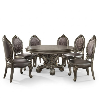 Design tavolo in legno Tavolo rotondo da pranzo Tavoli rotondi da pranzo 150 cm Classe di lusso Soggiorno