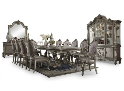 Tavolo da pranzo Tavoli Tavoli Tavolo Ufficio Design Classico Decorazione Legno Barocco
