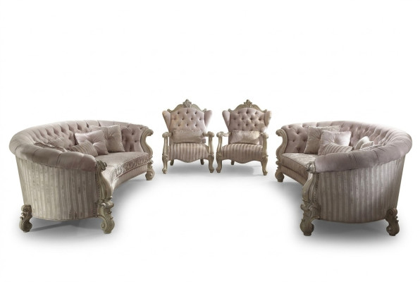 Divano imbottito classico per divano set 4+4 posti Chesterfield divani imbottiti
