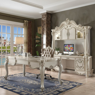 Set da ufficio Arredamento Scrivania Tavolo + Sedia direzionale Sedia Barocca Rococò