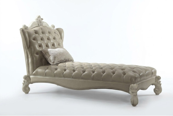 Chesterfield Chaiselongue Divano Lis Chaise Club Relax Letto Pelle Tessuto nuovo