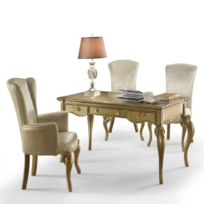 Scrivania Ufficio Tavolo Design Classico Tavoli Ufficio Roccocò Barocco Nuovo