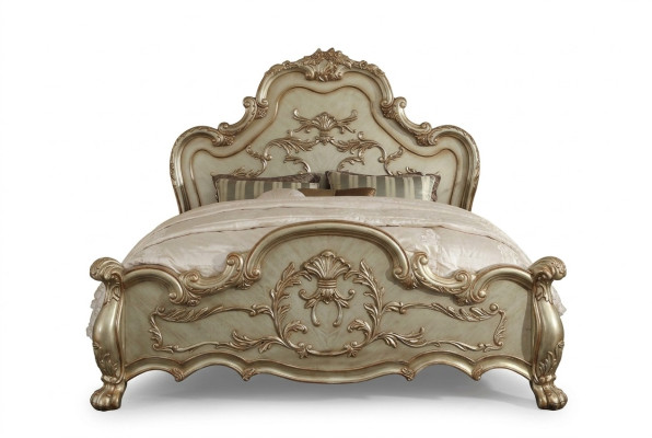 Design letto matrimoniale letti di lusso classici barocchi rococò Chestgerfield nuovo