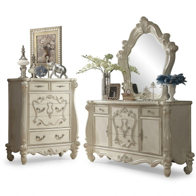Buffet Comò Complementi d'arredo Armadio Barocco Rococò Specchio Madia Consolle Legno nuovo